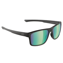 H2Optix Coronado Sunglasses Matt Black, Brown Green Flash Mirror Lens Cat. 3 - AR Coating