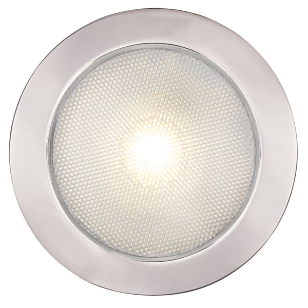 Hella Marine EuroLED 150 Recessed Mount - Warm White - Polished 316 SS Rim