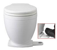 Jabsco Lite Flush Electric 12V Toilet w/Footswitch