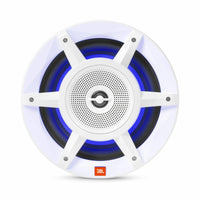 JBL 8" Coaxial Marine RGB Speakers - White STADIUM Series