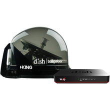 KING DISH® Tailgater® Pro Premium Satellite Portable TV Antenna w/DISH® Wally® HD Receiver