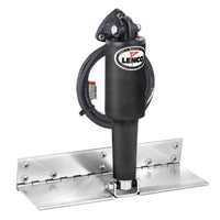Lenco 4" x 12" Limited Space Trim Tab Kit w/o Switch Kit 12V - Electro-Polished - Short Actuator