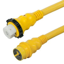 Marinco 50Amp 125/250V Shore Power Cable - 25' - Yellow