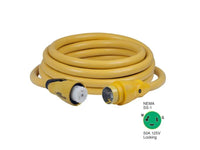 Marinco CS503-25 EEL 50A 125V Shore Power Cordset - 25' - Yellow