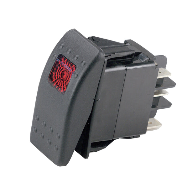 Marinco Sealed Rocker Switch w/Light - SPDT (On)-Off-(On)