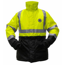 Mustang High Visibility Flotation Coat - Fluorescent Yellow/Green - XXX-Large