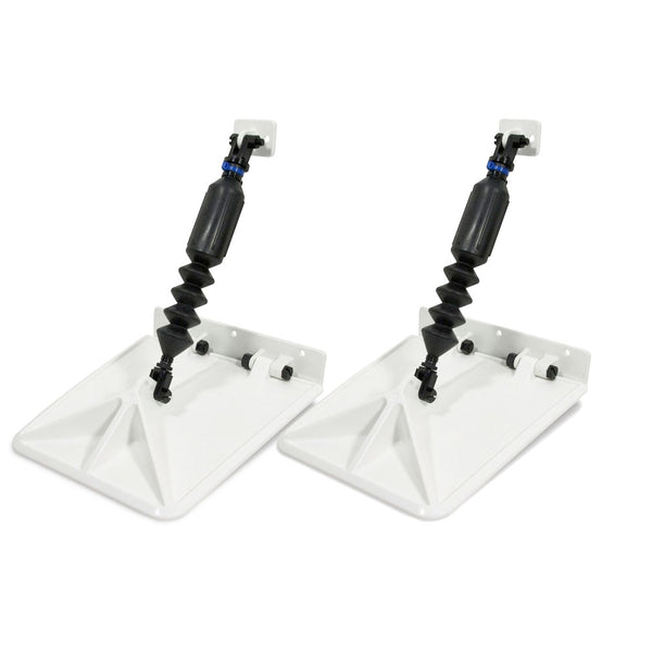 Nauticus Smart Tabs SX 9.5" x 10" - f/18-20' Boat w/150 - 240HP - White