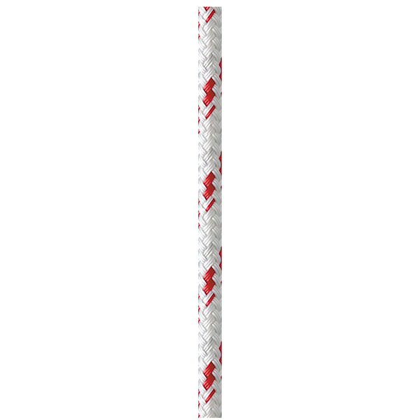 New England Ropes 3/8" x 600' Sta-Set Polyester Cover with Polyester Braided Core - Red Fleck
