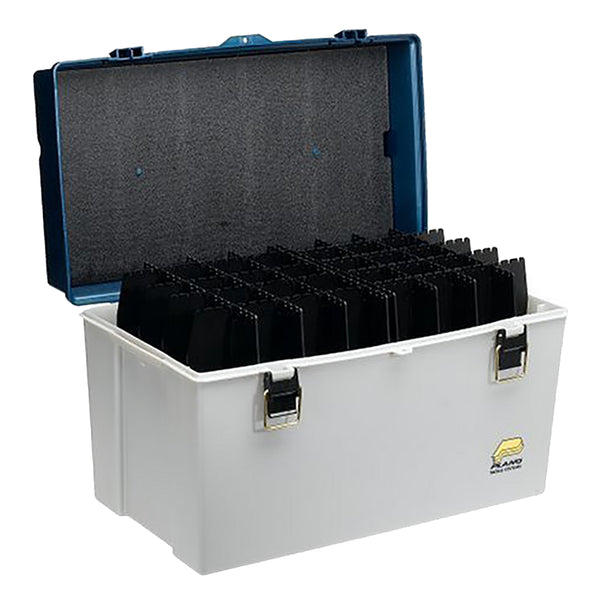 Plano Two Level Magnum 3500 Tackle Box, Beige, 1-(Pack),Sandstone/Blue