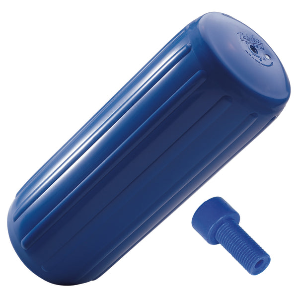 Polyform HTM-3 Hole Through Middle Fender 10.5" x 27" - Blue w/Air Adapter
