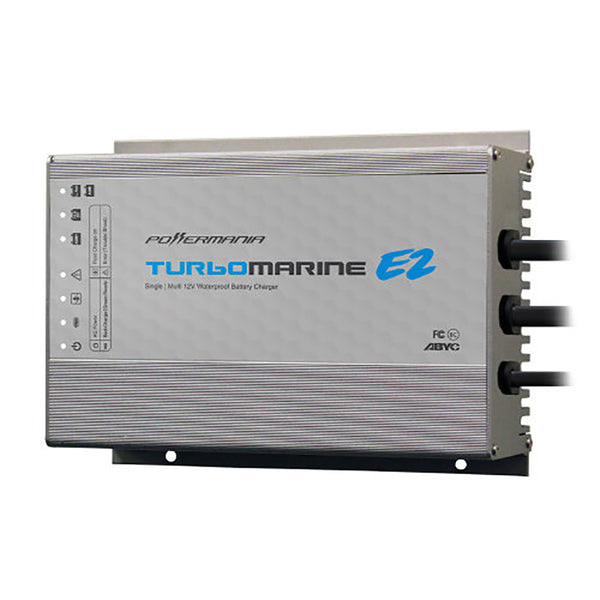 Powermania Turbo M208E2 8 Amp 2-Bank 12VDC Waterproof Charger