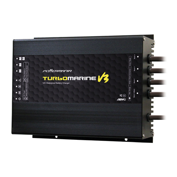 Powermania Turbo M230V3 30 Amp 2-Bank 12/24VDC Waterproof Charger