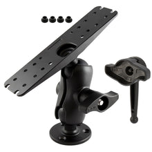 Ram Mount D Size 2.25" Ball Mount w/11" X 3" Rectangle Plate, 3.68" Round Plate and Hi-Torq™ Wrench