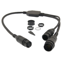 Raymarine Adapter Cable - 25-Pin to 9-Pin & 8-Pin - Y-Cable to DownVision & CP370 Transducer to Axiom RV