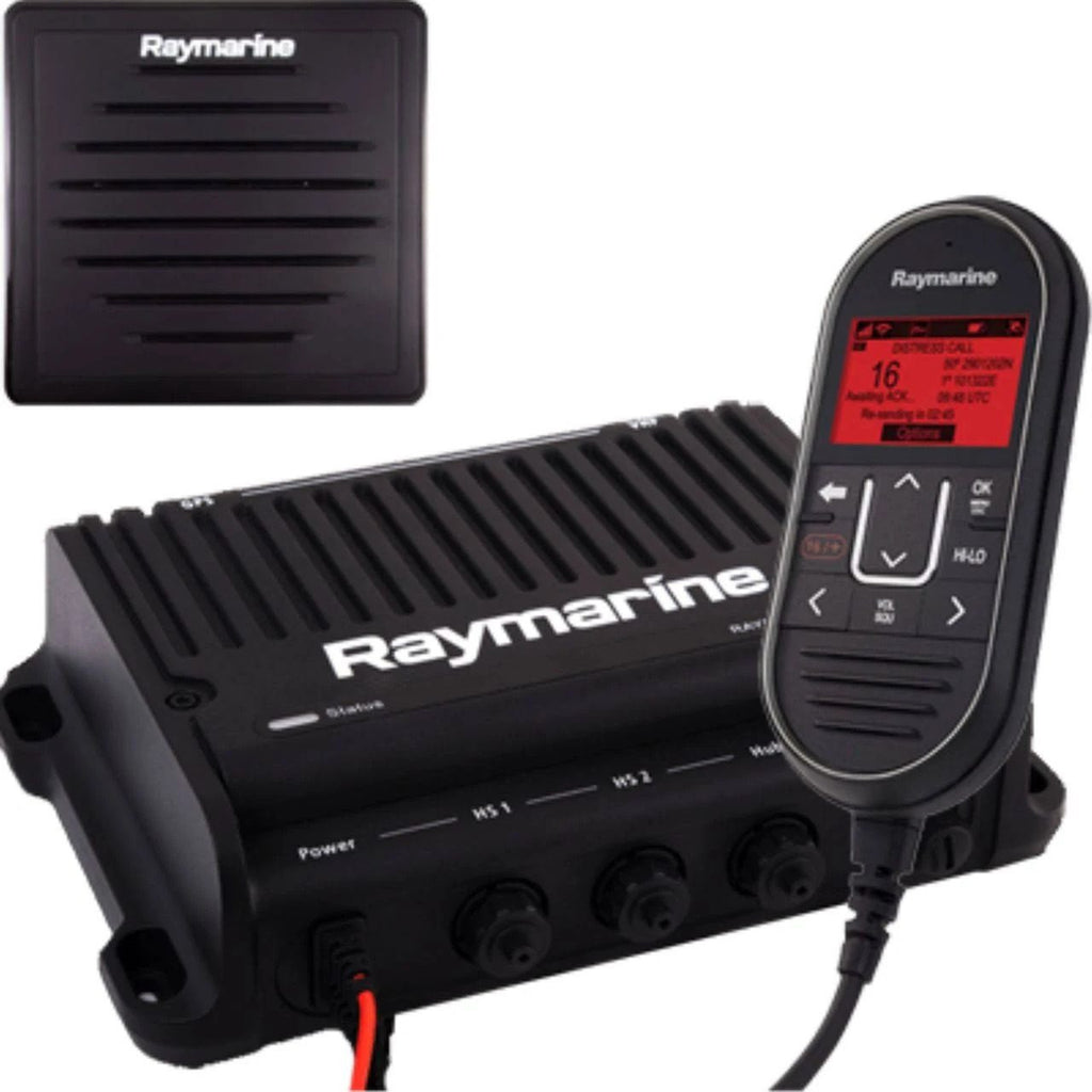 Raymarine Ray90 Modular Dual-Station VHF Black Box Radio System | NVN ...