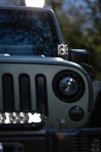 RIGID Industries 6" SR-Series SAE Compliant Fog Light - Black w/Yellow Light