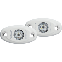 RIGID Industries A-Series White Low Power LED Light Pair - Cool White