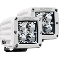 RIGID Industries D-Series PRO Hybrid-Flood LED - Pair - White