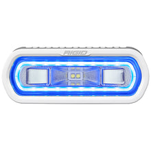 RIGID Industries SR-L Series Marine Spreader Light - White Surface Mount - White Light w/Blue Halo