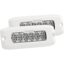 RIGID Industries SR-Q Series PRO Hybrid-Diffused LED - Flush Mount - Pair - White