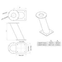 Scanstrut 12" Aluminum PowerTower® f/Cameras & Searchlights