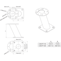 Scanstrut 12" Aluminum PowerTower® f/Cameras & Searchlights
