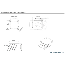 Scanstrut Aluminum PowerTower® f/Furuno Domes