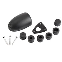 Scanstrut Black Horizontal Deck Seal Connector - 0.8"-.24"