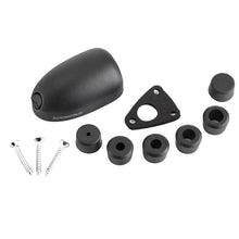 Scanstrut Black Horizontal Deck Seal Connector - 0.8"-.24"