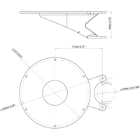 Scanstrut Camera Mast Mount f/FLIR M300 Series