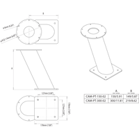 Scanstrut Camera PowerTower® f/FLIR M100/M200 - 6"