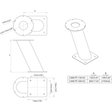 Scanstrut Camera PowerTower® f/FLIR M100/M200 - 6"
