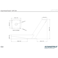 Scanstrut Dual PowerTower® Strut - Open Array