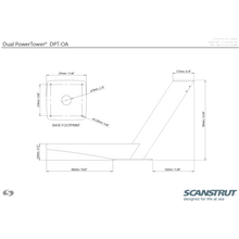 Scanstrut Dual PowerTower® Strut - Open Array