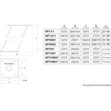 Scanstrut PowerTower® 6" Aluminum Open Array
