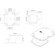 Scanstrut PowerTower® 6" Aluminum Open Array