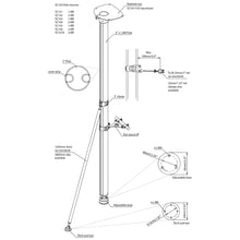 Scanstrut Radar Pole Mount 6' Kit f/Garmin & Furuno Domes