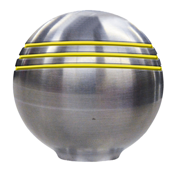 Schmitt & Ongaro Throttle Knob - 1-Ã¢â€¦Å¾" - Gold Grooves