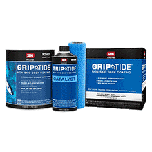 SEM GripTide™ Non-Skid Deck Coating Kit - Midnight Black