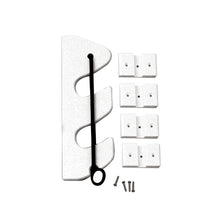 TACO 2-Rod Poly Bungee Rod Holder Rack - White