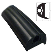 TACO Flex Vinyl Rub Rail Kit - Black w/Black Insert - 70' - 1-7/8" x 1-3/8"