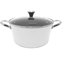Starfrit The Rock Stock Pot, 7.2 Qt, White
