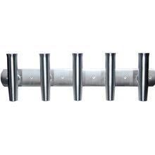 Tigress 5 Rod Aluminum Transom Mount Rod Holder - 35"