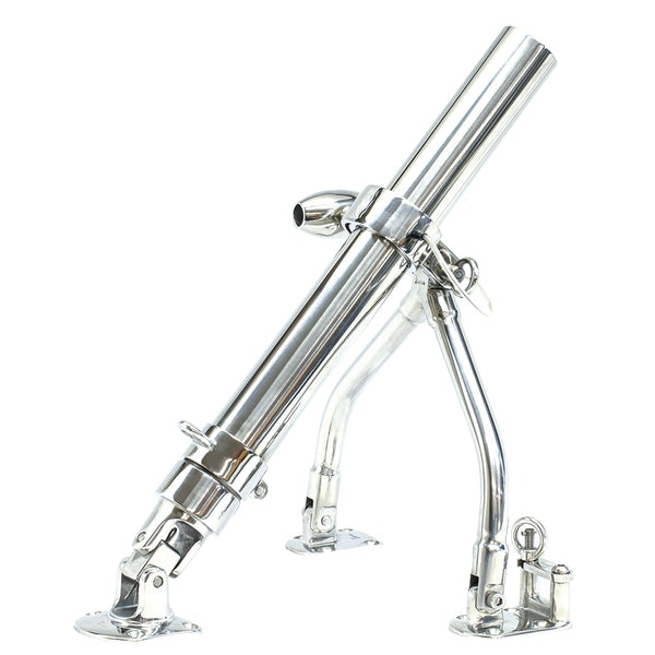 Tigress Large Side Mount Adjustable Outrigger Holders - 2" O.D.(1-7/8"I.D.) - Pair