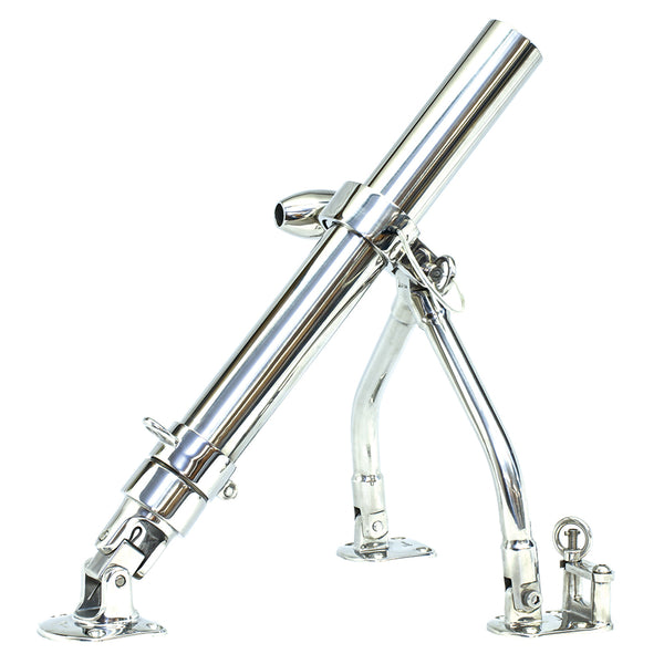 Tigress Large Side Mount Adjustable Outrigger Holders - 1-5/8" O.D.(1-1/2"I.D.) - Pair