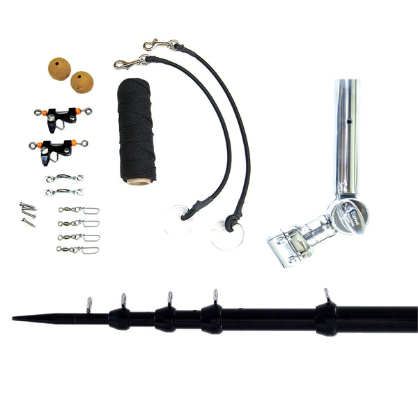 Tigress T-Top Clamp-On Telescoping System - 1-1/8" - Black