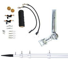 Tigress T-Top Clamp-On Telescoping System - 1-1/8" - Silver