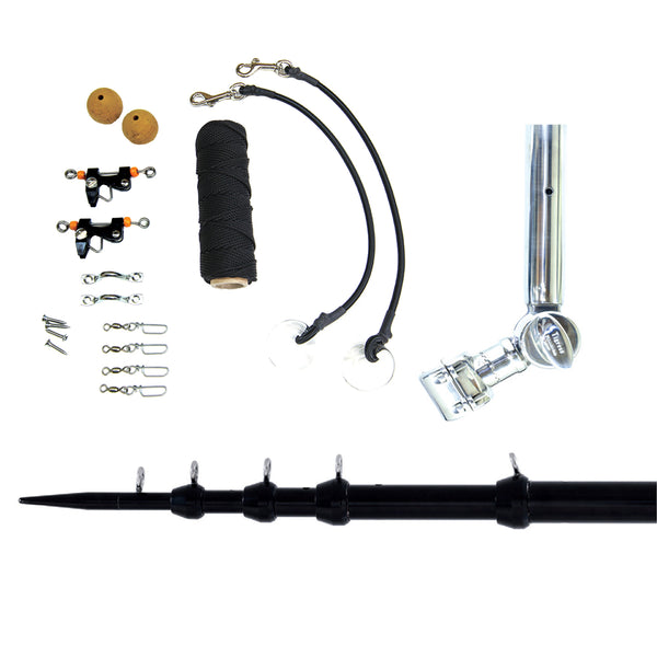 Tigress T-Top Clamp-On Telescoping System - 1-1/2" - Black