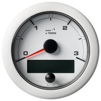 Veratron 3-3/8" (85MM) OceanLink® NMEA 2000® Tachometer - 3000 RPM - White Dial & Bezel