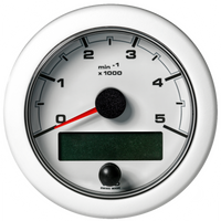 Veratron 3-3/8" (85mm) OceanLink® NMEA 2000® Tachometer - 5000 RPM - White Dial & Bezel